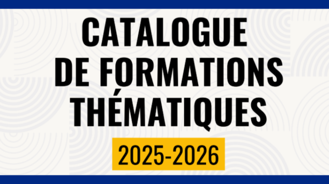 Catalogue de formations thématiques 2025 - C3rb