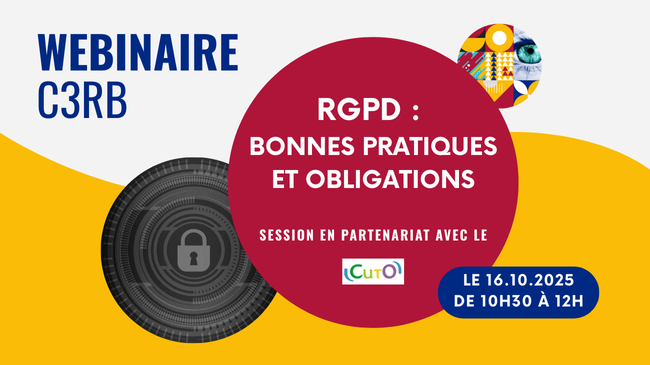 RGPD : bonnes pratiques et obligations - session en partenariat avec le CUTO