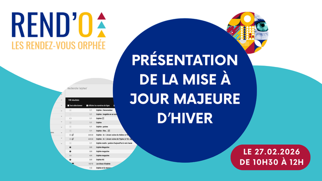 Rendo Orphée MAJ hiver 2026