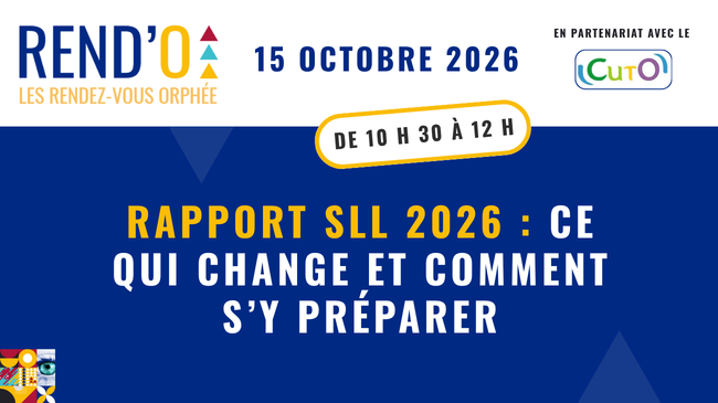 Webinaire C3rb en partenariat avec le CUTO : Rapport SLL 2026 - Ce qui change et comment s'y préparer - 15 octobre 2026